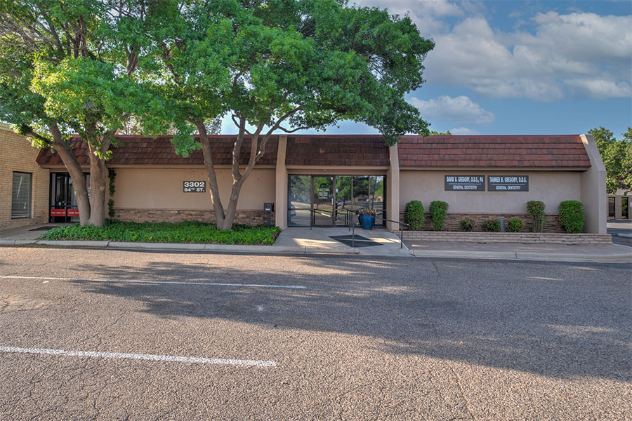 Front of Office Building | Gregory Dental Care | Lubbock, TX